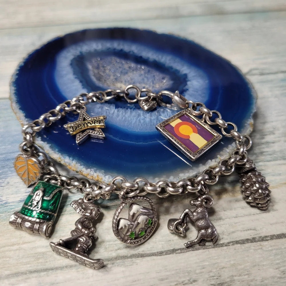 Brighton Colorado state Charms Bracelet. - Picture 8 of 8